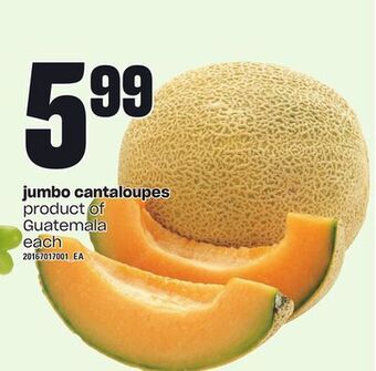 Loblaws Jumbo cantaloupes offer