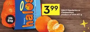 Foodland Halo mandarins or clementines product of usa 907 g offer