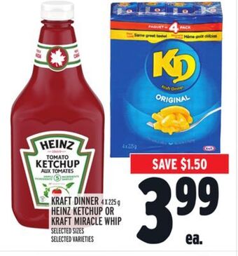Metro Kraft dinner offer