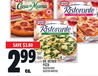 Metro Dr. oetker pizza offer