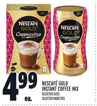 Metro Nescafé gold instant coffee mix offer
