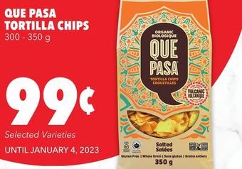 Metro Que pasa tortilla chips offer