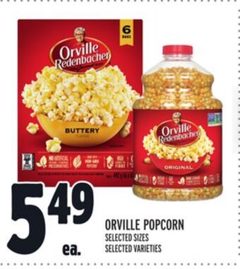 Metro Orville popcorn offer