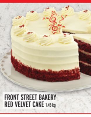 Metro Front street bakery red velvet cake offer
