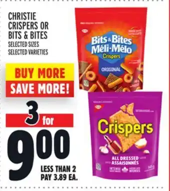 Metro Christie crispers or bits & bites offer