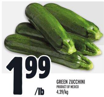 Metro Green zucchini offer