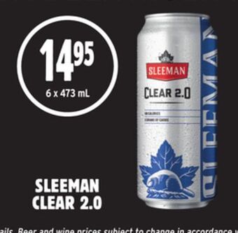 Metro Sleeman clear 2.0 offer