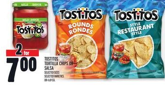 Metro Tostitos tortilla chips or salsa offer