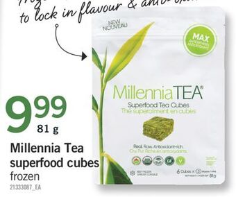 Fortinos Millennia tea superfood cubes, 81 g offer