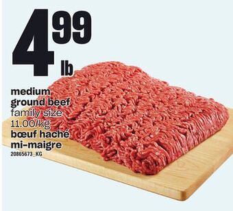 Independent Grocer Medium ground beef offer