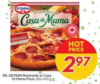 Sobeys Dr.oetker ristorante or casa di mama pizza offer