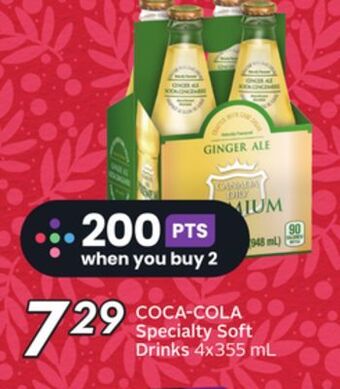 Sobeys Coca-cola specialty soft drinks offer