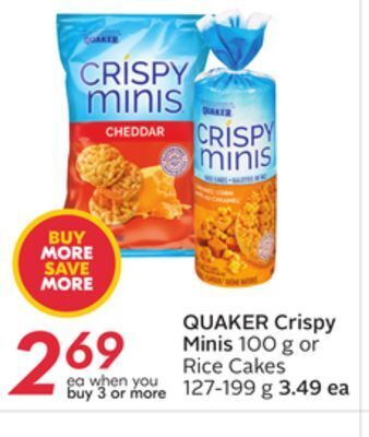 Sobeys Quaker crispy minis offer