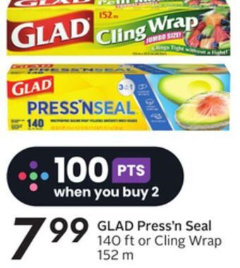 Sobeys Glad press'n seal offer