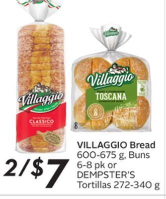 Sobeys Villaggio bread offer