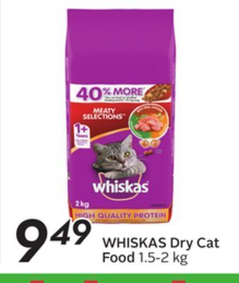Sobeys Whiskas dry cat food offer