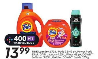 Sobeys Tide laundry offer