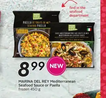 Sobeys Marina del rey mediterranean seafood sauce or paella offer