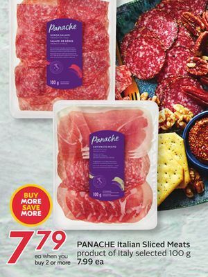 Sobeys Panache italian sliced meats offer