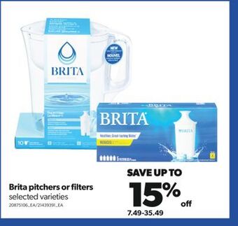 Real Canadian Superstore Brita pitchers or filters offer