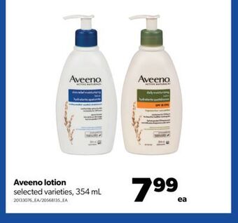 Real Canadian Superstore Aveeno lotion, 354 ml offer