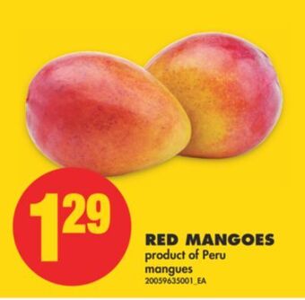 No Frills Red mangoes offer