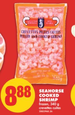 No Frills Seahorse cooked shrimp, 340 g offer