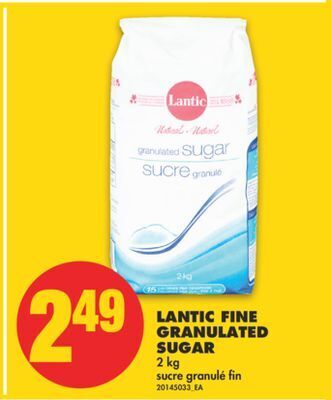 No Frills Lantic fine granulated sugar, 2 kg offer
