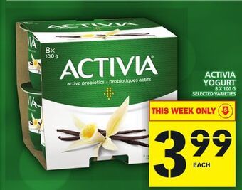 Food Basics Activia yogurt offer