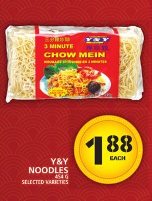 Food Basics Y&y noodles offer