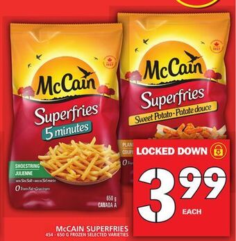 Food Basics Mccain superfries offer