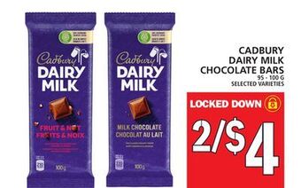 Food Basics Cadbury dairy milk chocolate bars offer