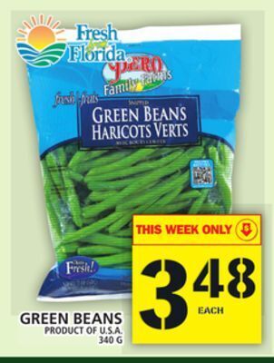 Food Basics Green beans offer
