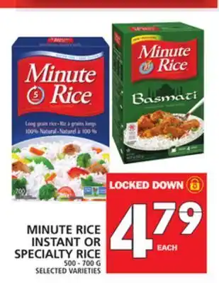 Food Basics Minute rice instant or specialty rice offer