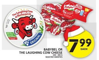 Food Basics Babybel or the laughing cow cheese offer