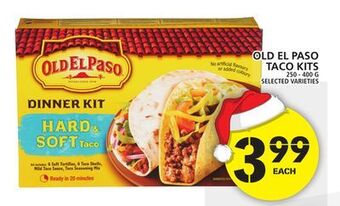 Food Basics Old el paso taco kits offer