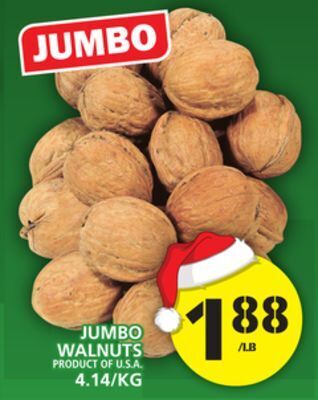 Food Basics Jumbo walnuts offer