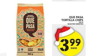 Food Basics Que pasa tortilla chips offer