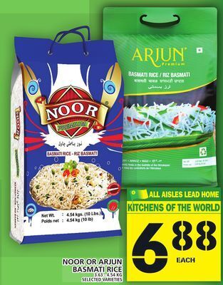 Food Basics Noor or arjun basmati rice offer