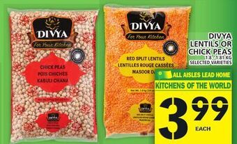 Food Basics Divya lentils or chick peas offer