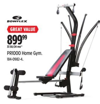 Canadian Tire Bowflex pr1000 home gym offer