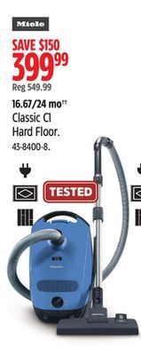 Canadian Tire Miele classic c1 hard floor offer