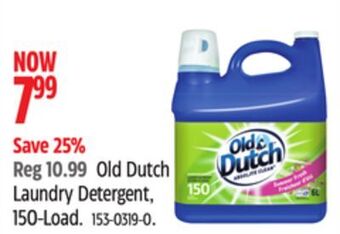 Canadian Tire Old dutch laundry detergent, 150-load offer