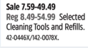 Canadian Tire Swiffer selected cleaning tools and refills offer