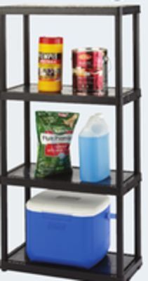 Canadian Tire 5-shelf resin rack offer