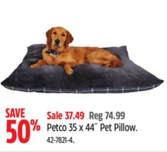 Canadian Tire Petco 35 x 44" pet pillow offer