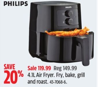 Canadian Tire Philips 4.1l air fryer offer