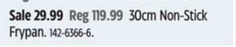 Canadian Tire T-fal 30cm non-stick frypan offer