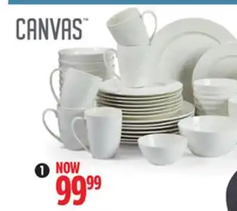 Canadian Tire Canvas 40-pc cordova dinnerware set offer