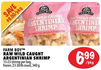 Farm Boy Farm boy™ raw wild caught argentinian shrimp offer